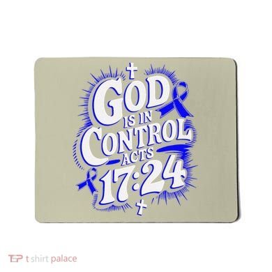 God Is In Control Survivor Juvenile Arthritis Awareness Mousepad