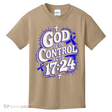 God Is In Control Survivor Juvenile Arthritis Awareness Kids T-Shirt