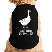 Goose I Just Really Like Goose Birds Doggie Tank thumb 0
