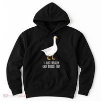 Goose I Just Really Like Goose Birds Hoodie thumb 0
