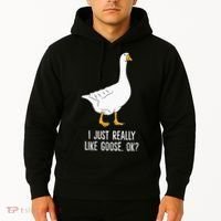 Goose I Just Really Like Goose Birds Hoodie thumb 2
