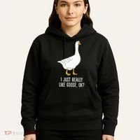 Goose I Just Really Like Goose Birds Hoodie thumb 5