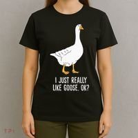 Goose I Just Really Like Goose Birds T-Shirt thumb 4