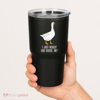 Goose I Just Really Like Goose Birds Tumbler thumb 2