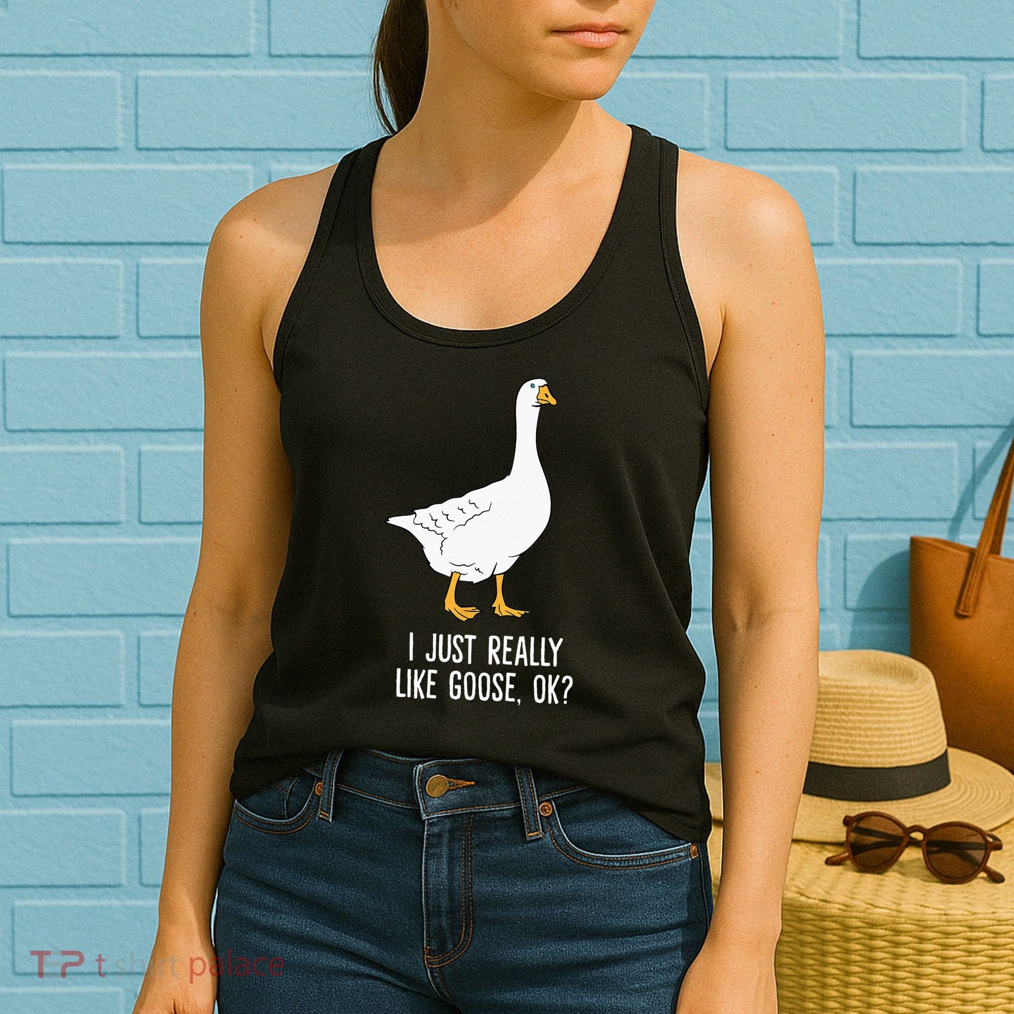 Goose I Just Really Like Goose Birds Women's Tank Top