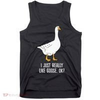 Goose I Just Really Like Goose Birds Tank Top thumb 0