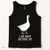 Goose I Just Really Like Goose Birds Tank Top thumb 2