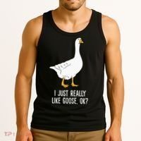 Goose I Just Really Like Goose Birds Tank Top thumb 3