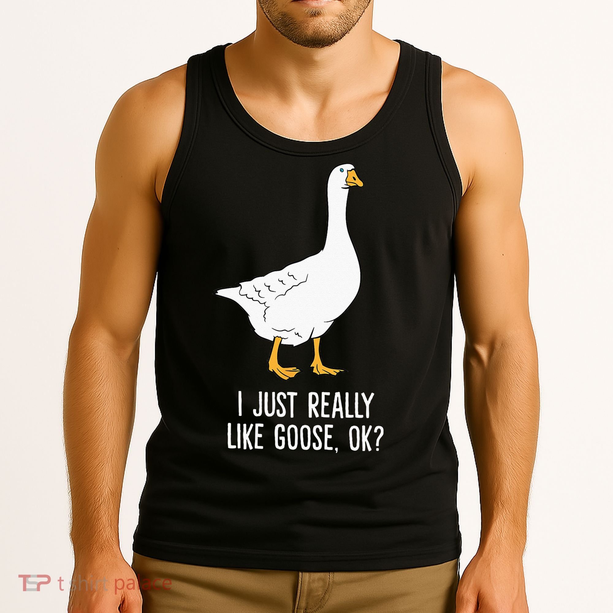Goose I Just Really Like Goose Birds Tank Top