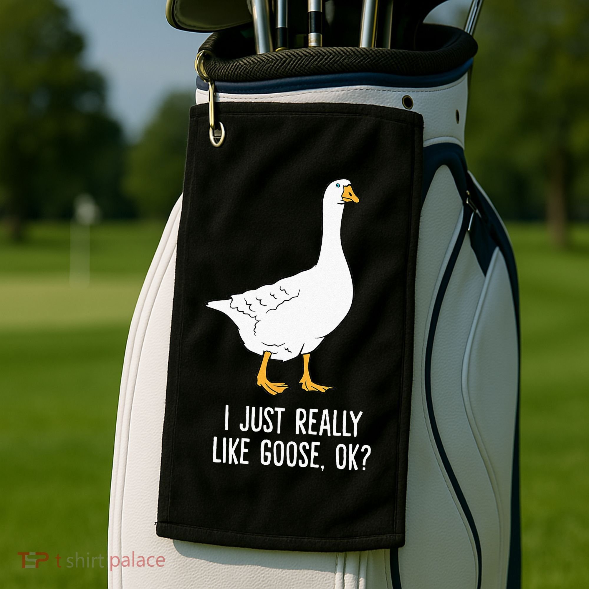 Goose I Just Really Like Goose Birds Golf Towel