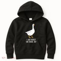 Goose I Just Really Like Goose Birds Kids Hoodie thumb 0