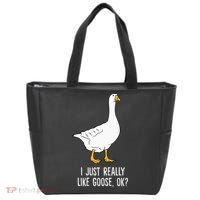 Goose I Just Really Like Goose Birds Tote Bag thumb 0