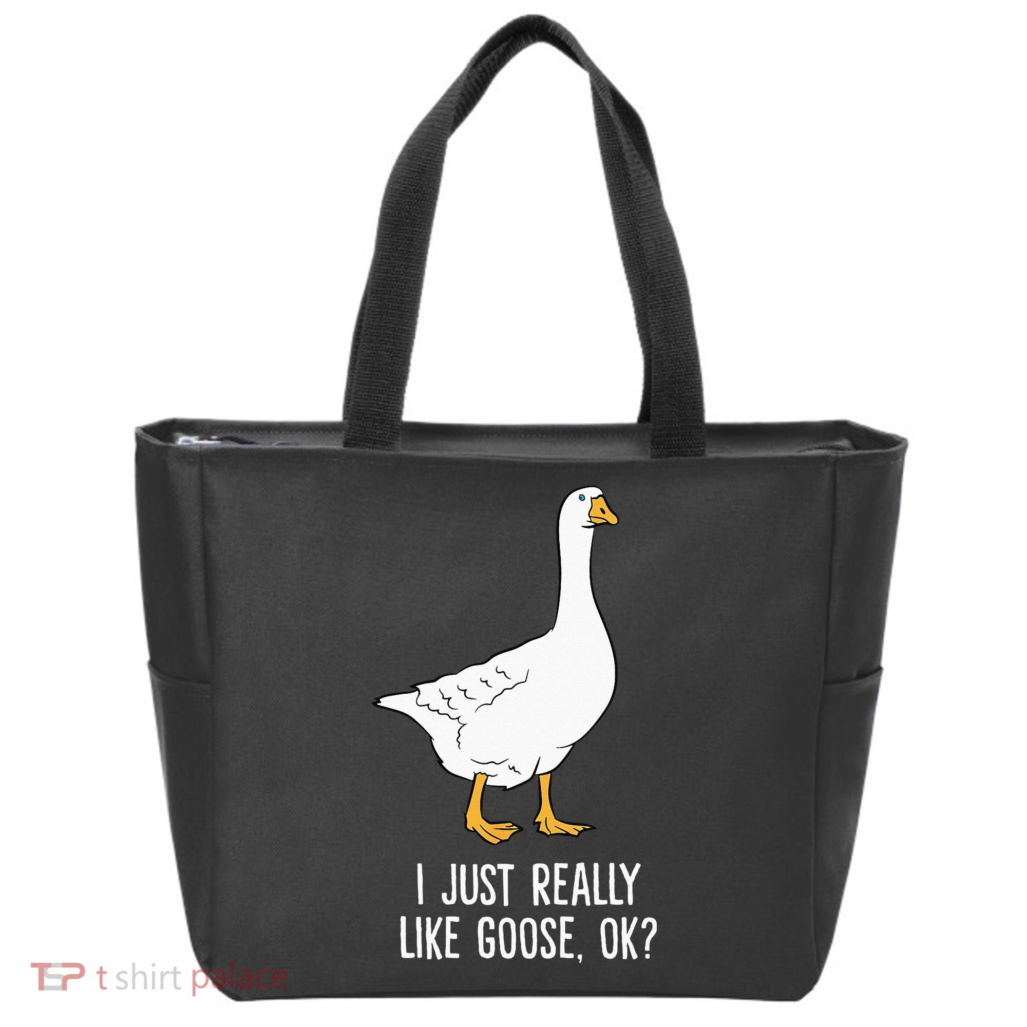 Goose I Just Really Like Goose Birds Tote Bag