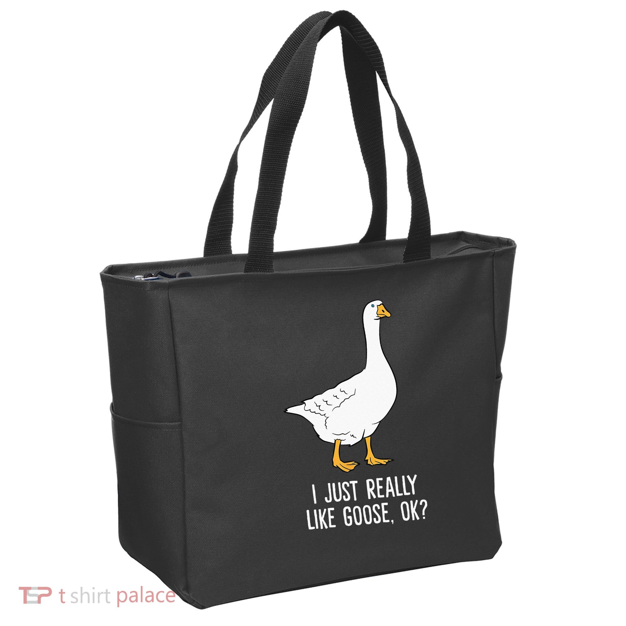 Goose I Just Really Like Goose Birds Tote Bag