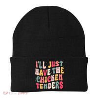 Groovy ILl Just Have The Chicken Tenders Beanie thumb 0
