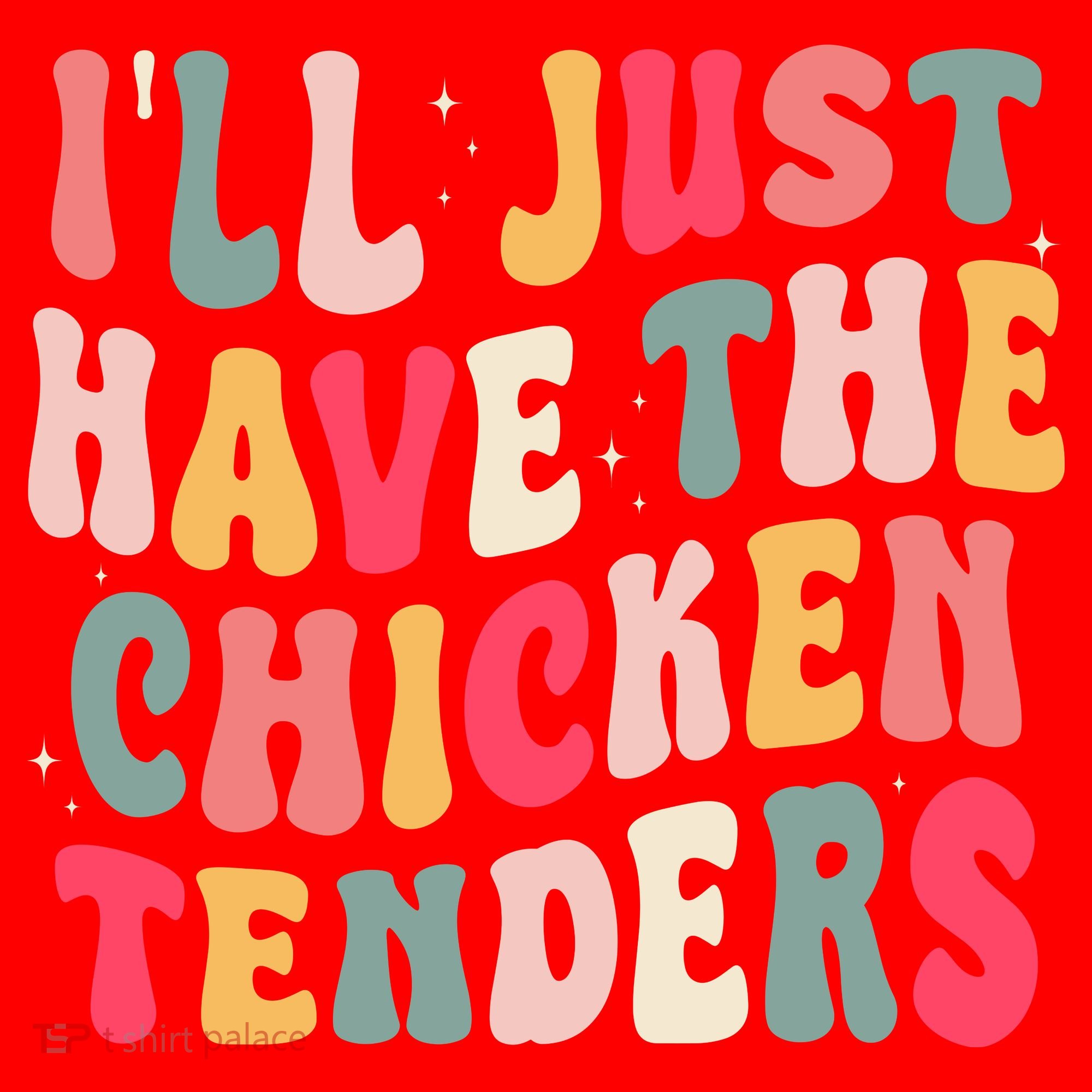 Groovy ILl Just Have The Chicken Tenders Santa Hat