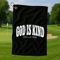 God Is Kind Even In The Valleys Golf Towel thumb 1