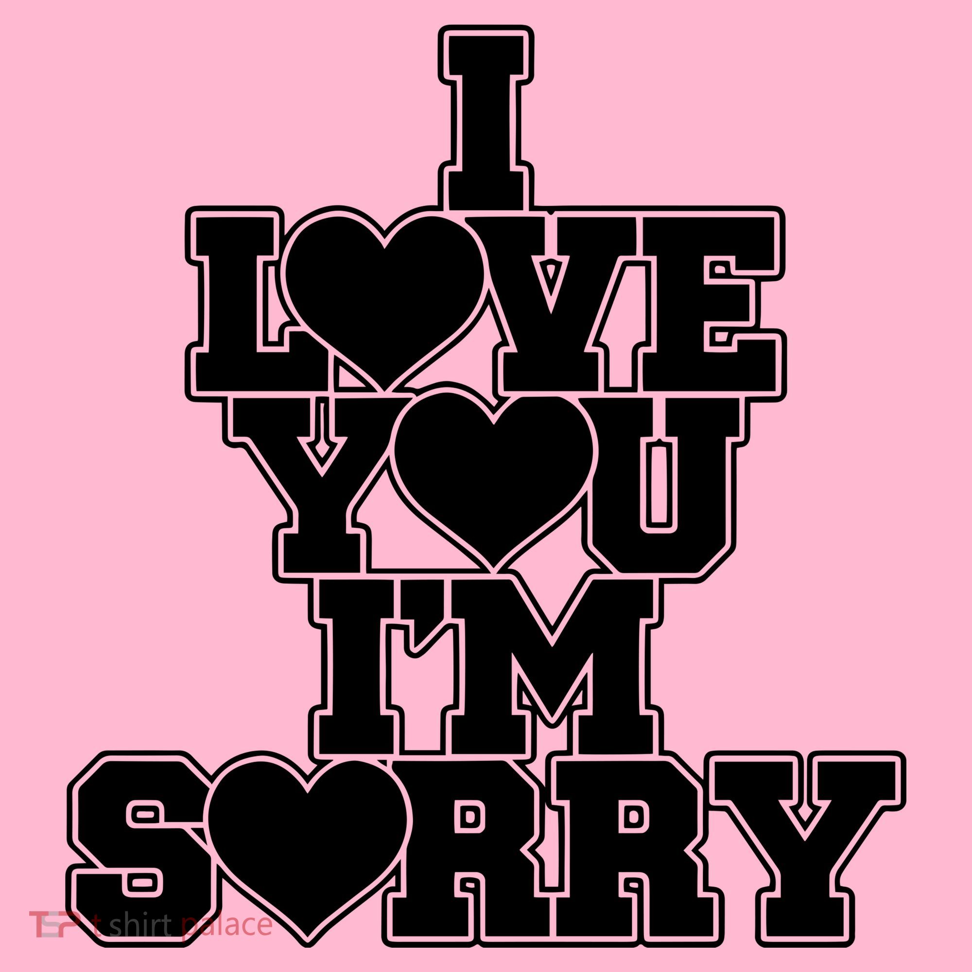 Gracie I Love You IM Sorry Coaster
