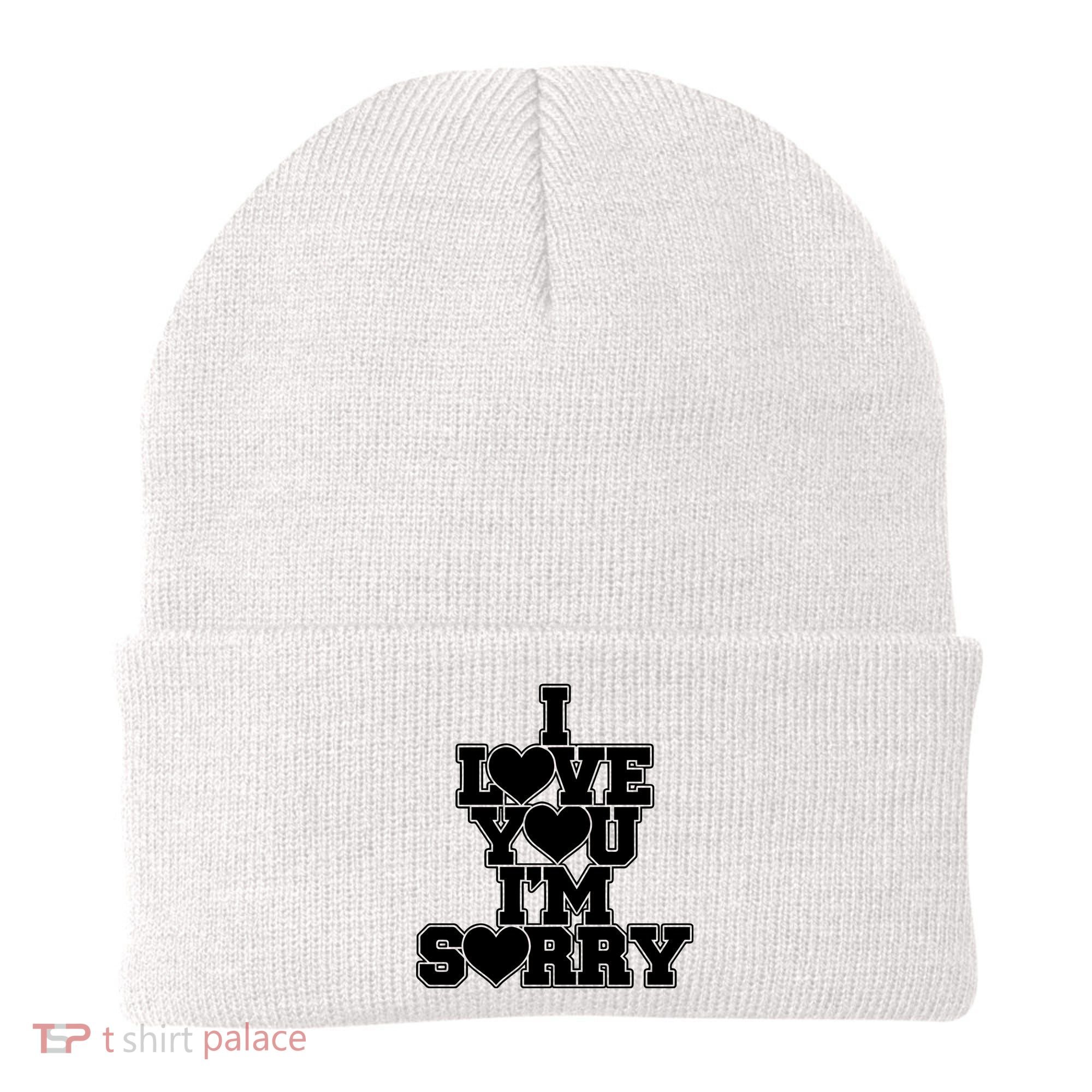Gracie I Love You IM Sorry Beanie