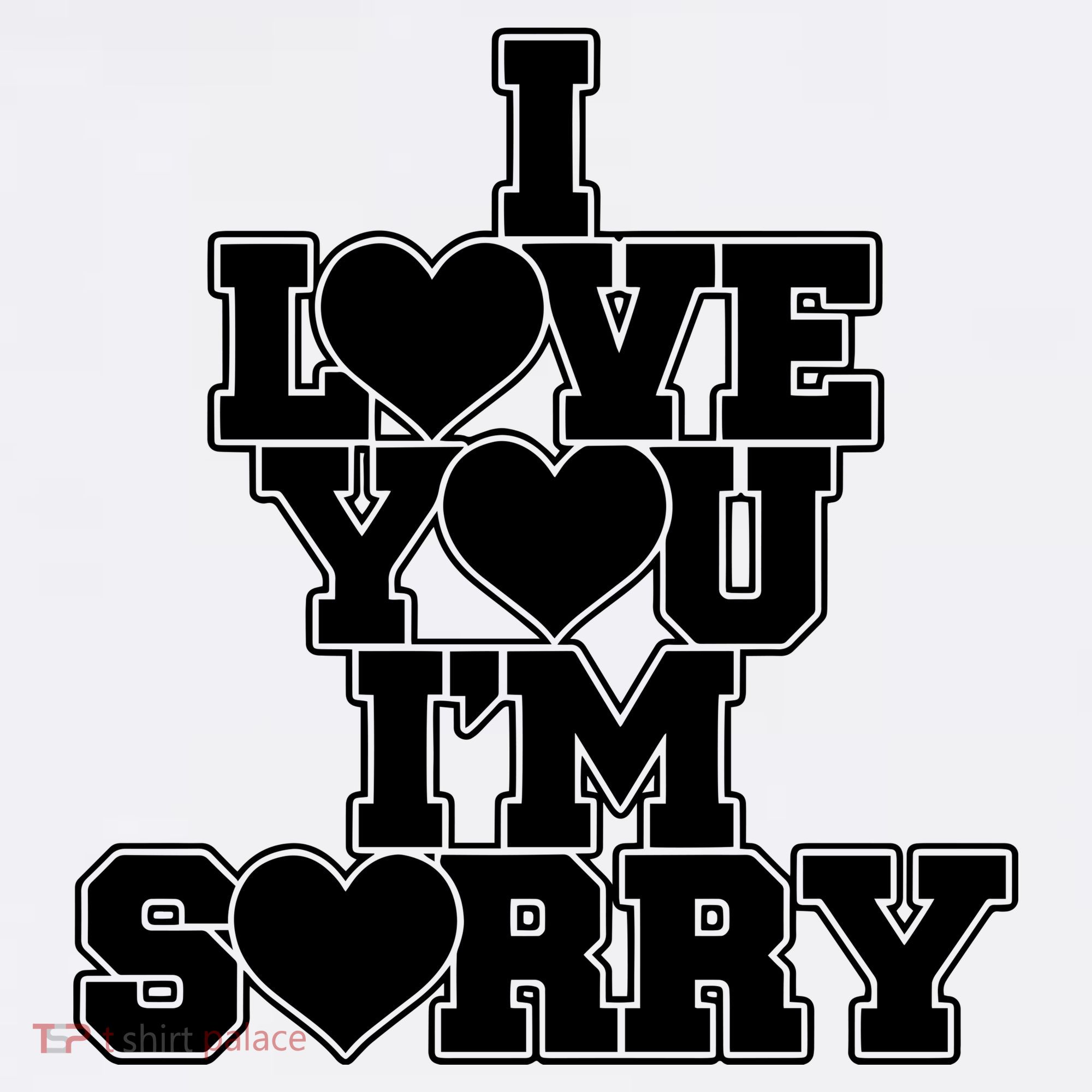Gracie I Love You IM Sorry Women's Hoodie