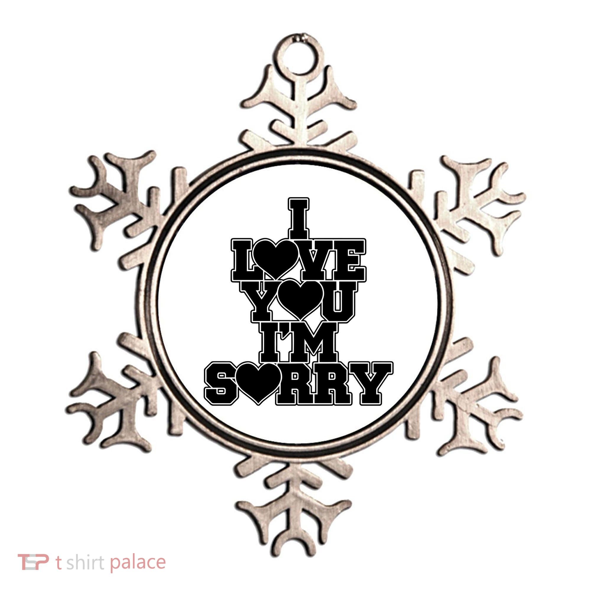 Gracie I Love You IM Sorry Ornament