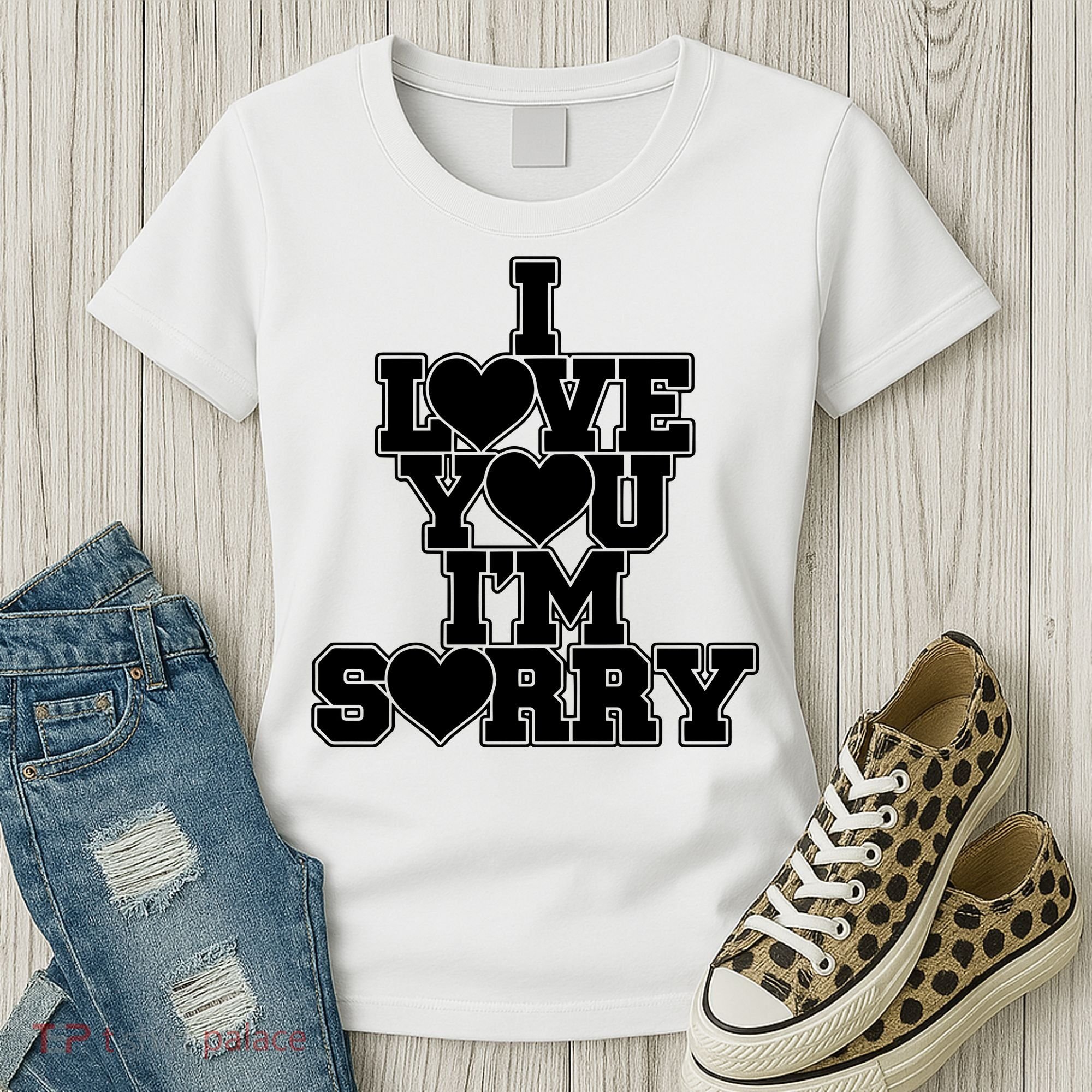 Gracie I Love You IM Sorry Women's T-Shirt