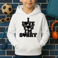 Gracie I Love You IM Sorry Kids Hoodie thumb 2