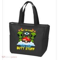 Get In Loser We Are Doing Butt Stuff Alien Ufo Funny Alien Tote Bag thumb 3