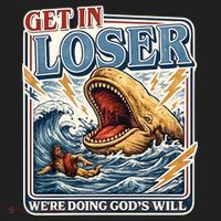 Get In Loser We're Doing God's Will Funny Christian Women's Sweatshirt thumb 2