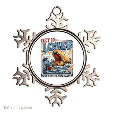 Get In Loser We're Doing God's Will Funny Christian Ornament