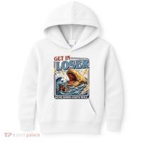 Get In Loser We're Doing God's Will Funny Christian Kids Hoodie thumb 0