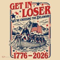 Get In Loser 1776-2026 We're Crossing The Delaware Tote Bag thumb 4