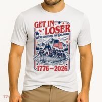 Get In Loser 1776-2026 We're Crossing The Delaware Cooling Performance Crew T-Shirt thumb 2