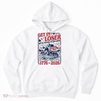 Get In Loser 1776-2026 We're Crossing The Delaware Hoodie thumb 0