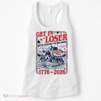 Get In Loser 1776-2026 We're Crossing The Delaware Women's Tank Top thumb 0