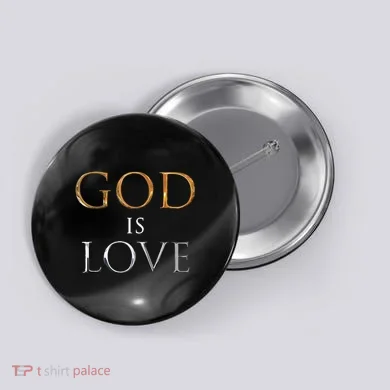 GOD IS LOVE Button