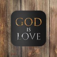 GOD IS LOVE Coaster thumb 0