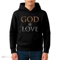 GOD IS LOVE Kids Hoodie thumb 4