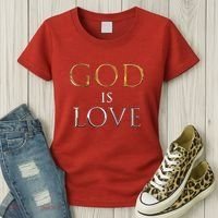 GOD IS LOVE Women's T-Shirt thumb 3