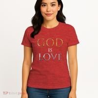 GOD IS LOVE Women's T-Shirt thumb 4