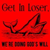 Get In Loser We're Doing God's Will Funny Christian Bible Santa Hat thumb 1