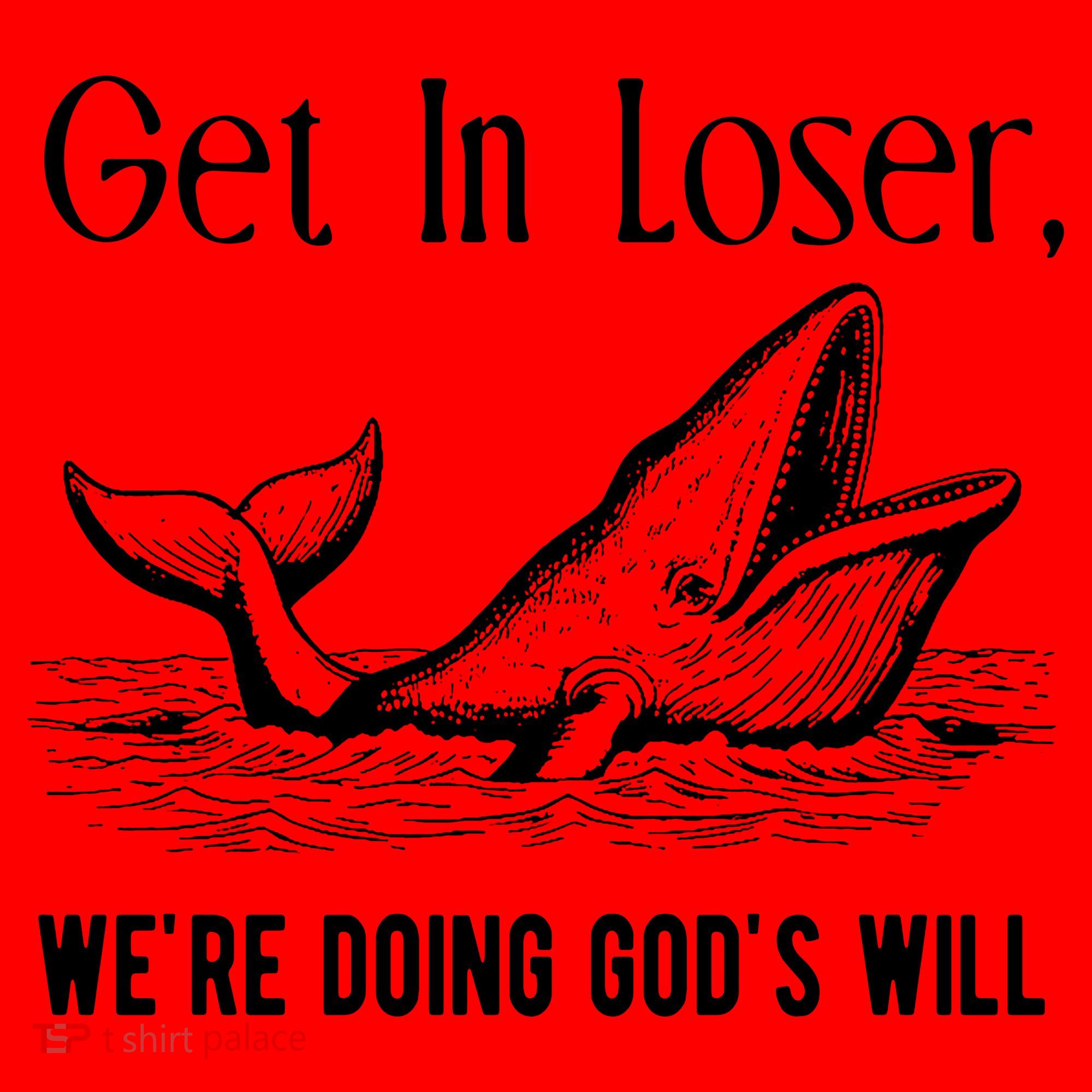 Get In Loser We're Doing God's Will Funny Christian Bible Santa Hat