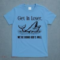 Get In Loser We're Doing God's Will Funny Christian Bible T-Shirt thumb 4