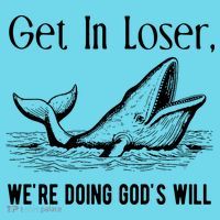 Get In Loser We're Doing God's Will Funny Christian Bible Kids Long Sleeve Shirt thumb 2