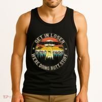 Get In Loser WeRe Doing Butt Stuff Alien Abduction Tank Top thumb 3