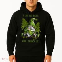 Gnome I Like Big Buds And I Cannot Lie Weed 420 Stoner Idea Hoodie thumb 2