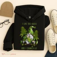 Gnome I Like Big Buds And I Cannot Lie Weed 420 Stoner Idea Hoodie thumb 4
