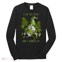 Gnome I Like Big Buds And I Cannot Lie Weed 420 Stoner Idea Long Sleeve Shirt thumb 0