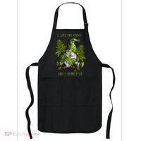 Gnome I Like Big Buds And I Cannot Lie Weed 420 Stoner Idea Apron thumb 0
