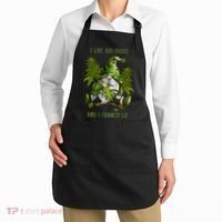 Gnome I Like Big Buds And I Cannot Lie Weed 420 Stoner Idea Apron thumb 2
